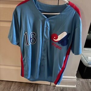 Montreal Expos Light blue jersey of Terry Francona